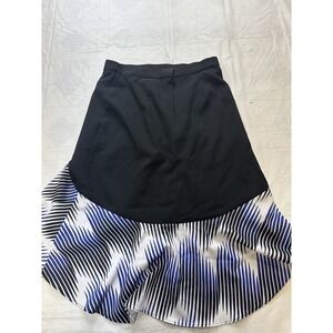 Peter Pilotto For Target 6 Lined Abstract Artsy Geometric Aline Flare Skirt